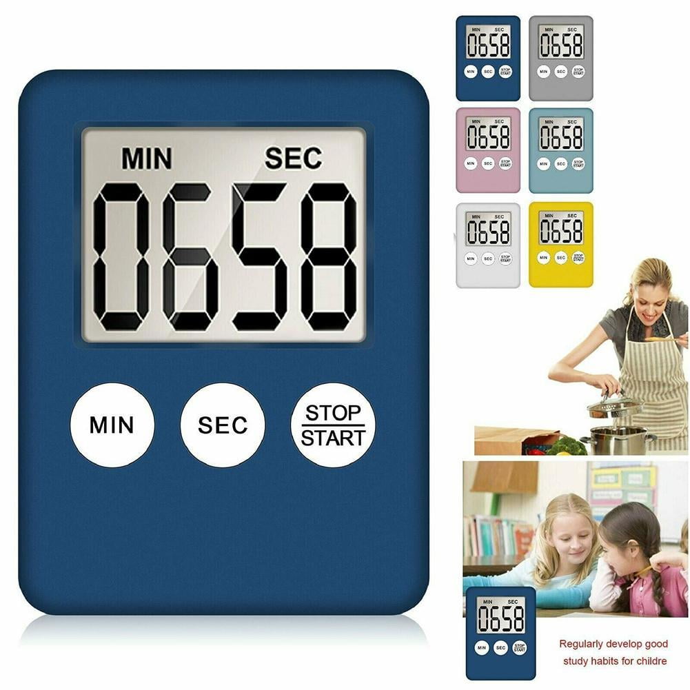 SHAPERME Large LCD Digital Kitchen Cooking Timer Count Down Clock ...