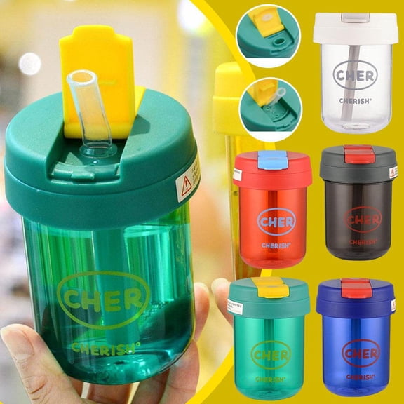 SHAPERME Multi-functional Mini Cup With Straw And Straight Drinking Functions,