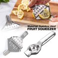 thumbnail image 1 of SHAPERME Stainless Steel Lemon Lime Squeezer Juicer Home Kitchen Manual Press Tool {< σ>, 1 of 8
