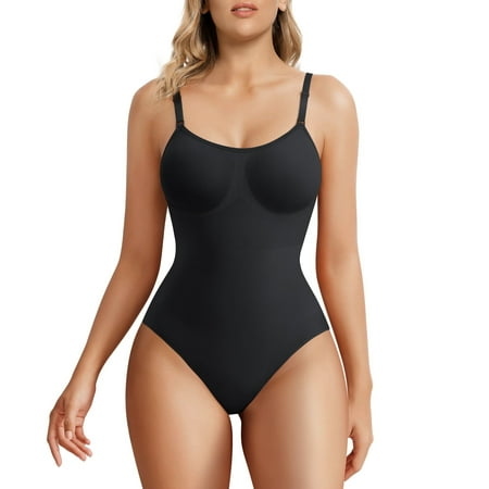 SHAPERX Brief Shapewear for Women Tummy Control Body Shaper Seamless Sculpting Bodysuit