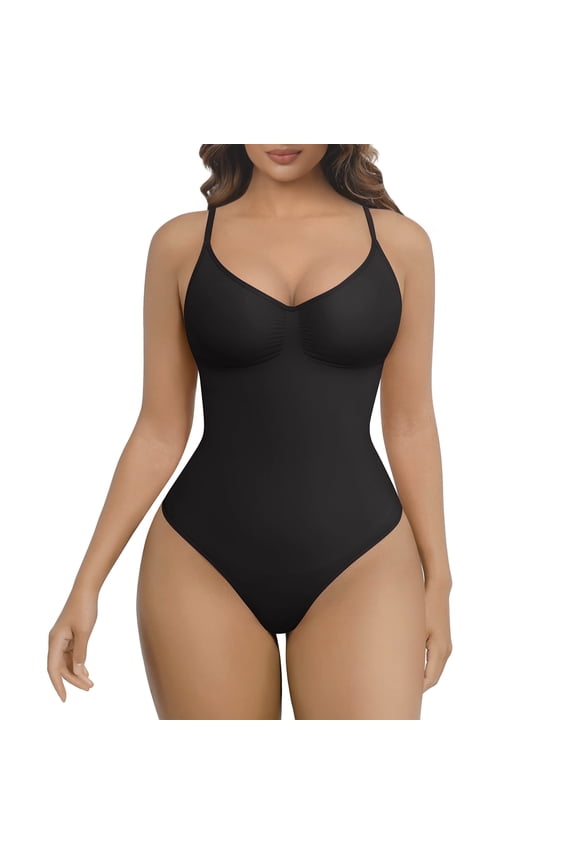 Thong Shapewear for Women Tummy Control Body Shaper Seamless Sculpting Bodysuit