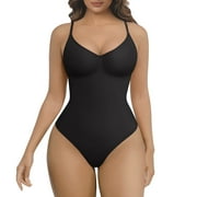 SHAPERX Thong Shapewear for Women Tummy Control Body Shaper Seamless Sculpting Bodysuit