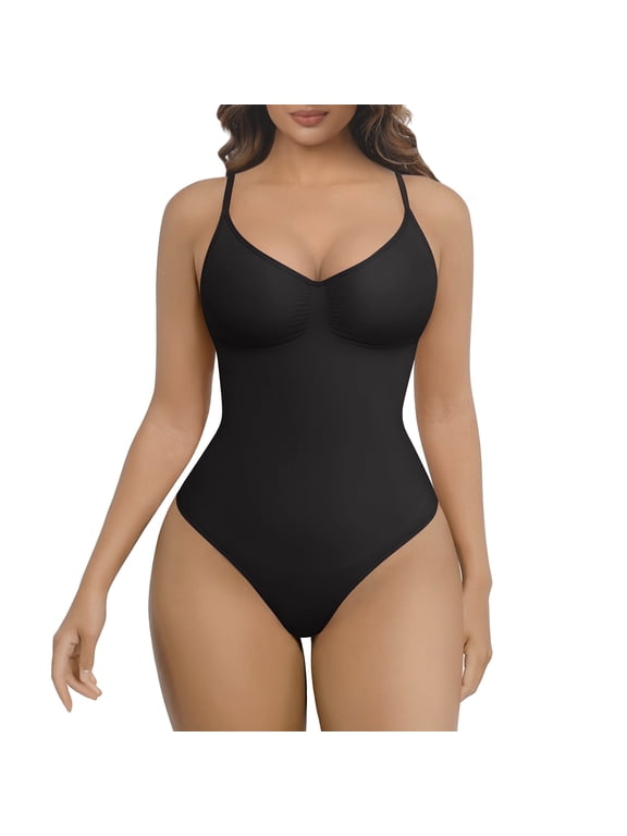 Thong Shapewear for Women Tummy Control Body Shaper Seamless Sculpting Bodysuit