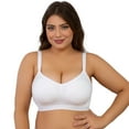 thumbnail image 1 of SHAPERX Women's Seamless Full-Coverage & Lightly Lined Comfort Wireless Bra, 1 of 6