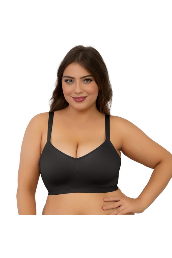 Women's Seamless Full-Coverage & Lightly Lined Comfort Wireless Bra