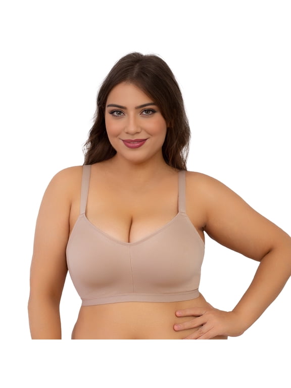 Women's Seamless Full-Coverage & Lightly Lined Comfort Wireless Bra