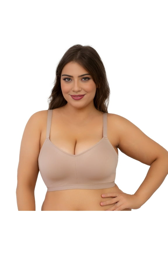 Women's Seamless Full-Coverage & Lightly Lined Comfort Wireless Bra