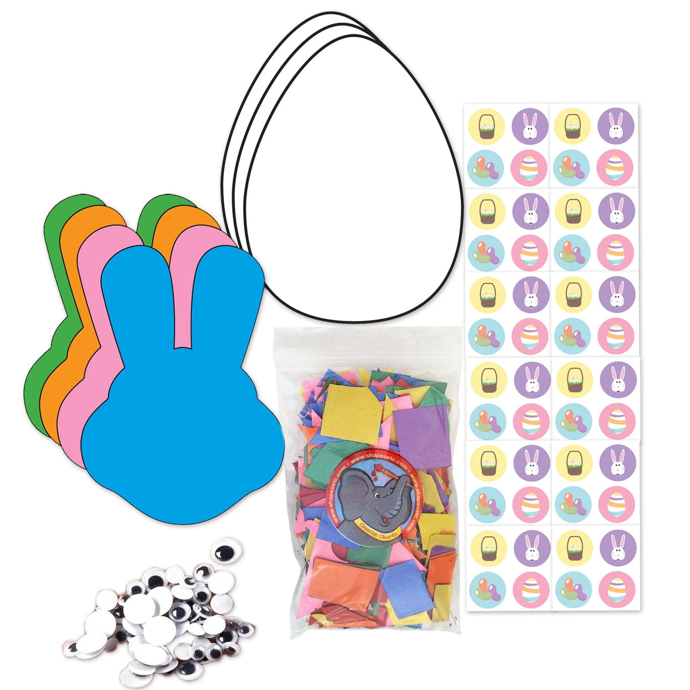CREATIVE SHAPES SHAPES ETC. Activity Kit - Easter