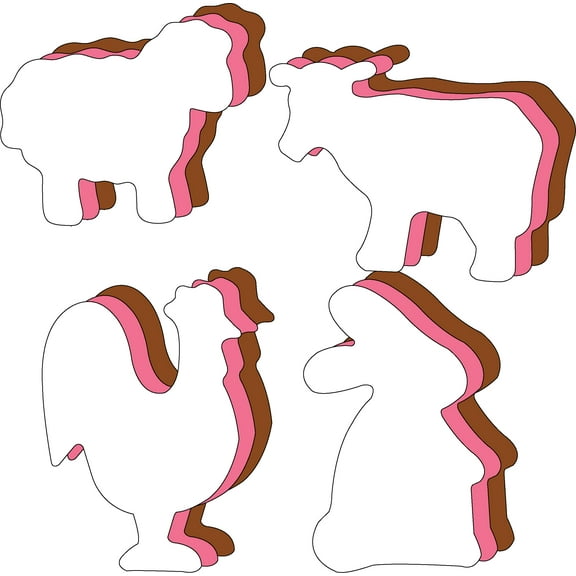 SHAPES ETC.  Cut-Out Set - Farm