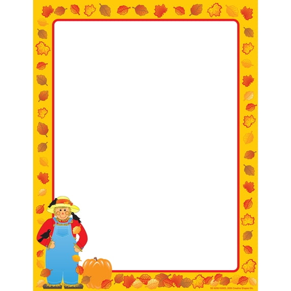 SHAPES ETC. Designer Paper - Fall (50 Sheet Package)