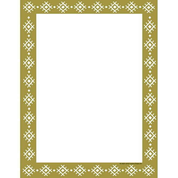 SHAPES ETC. Designer Paper - Gold Wrapping Paper (50 Sheet Package)