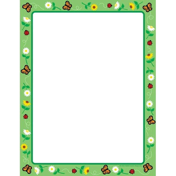 SHAPES ETC. Designer Paper - Spring (50 Sheet Package)