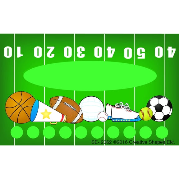 SHAPES ETC. Incentive Punch Cards - Sports