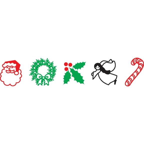 SHAPES ETC.  Incentive Stamp - Christmas Set