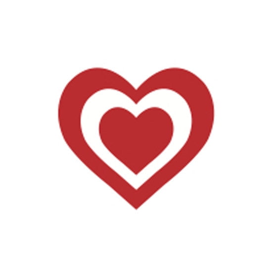 SHAPES ETC. Incentive Stamp - Double Heart