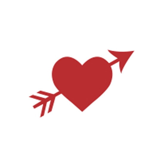 SHAPES ETC. Incentive Stamp - Heart and Arrow