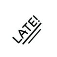 thumbnail image 1 of SHAPES ETC. Incentive Stamp - Late, 1 of 1