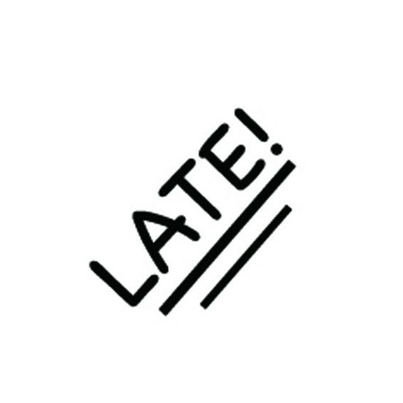 SHAPES ETC. Incentive Stamp - Late