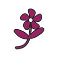 thumbnail image 1 of SHAPES ETC.  Incentive Stamp - Spring Flower, 1 of 1