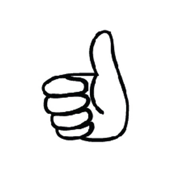 SHAPES ETC. Incentive Stamp - Thumbs Up