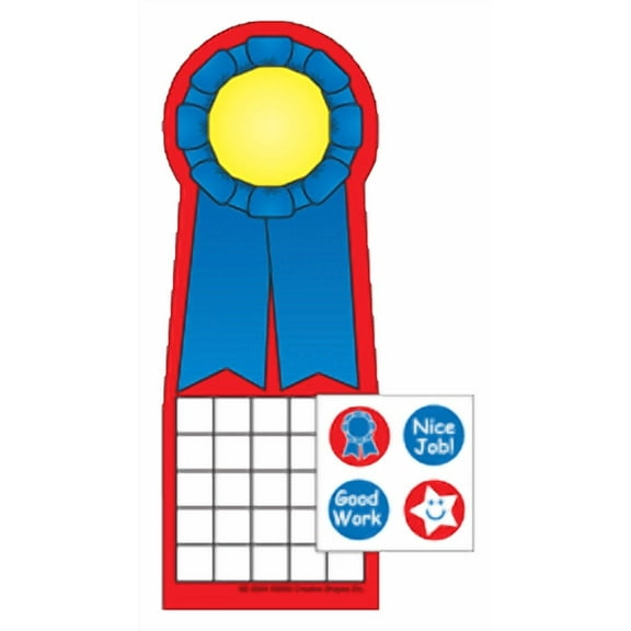 SHAPES ETC. Incentive Sticker Set - Blue Ribbon