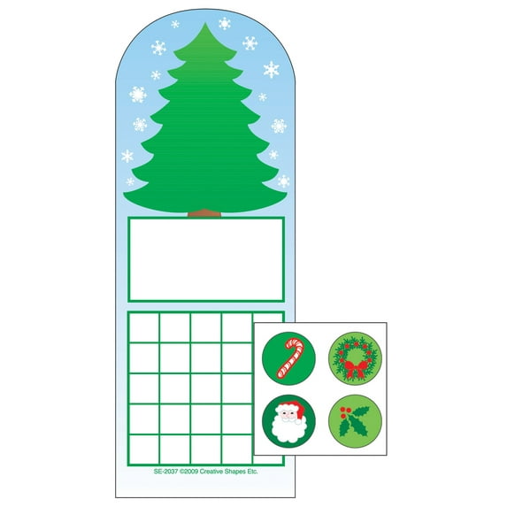 SHAPES ETC. Incentive Sticker Set - Fir Tree
