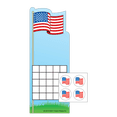 thumbnail image 1 of SHAPES ETC. Incentive Sticker Set - Flag, 1 of 3