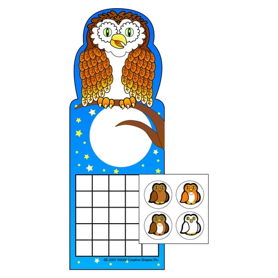 SHAPES ETC. Incentive Sticker Set - Owl