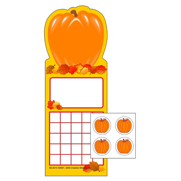 SHAPES ETC. Incentive Sticker Set - Pumpkin