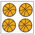 thumbnail image 1 of SHAPES ETC. Incentive Stickers - Basketball, 1 of 1