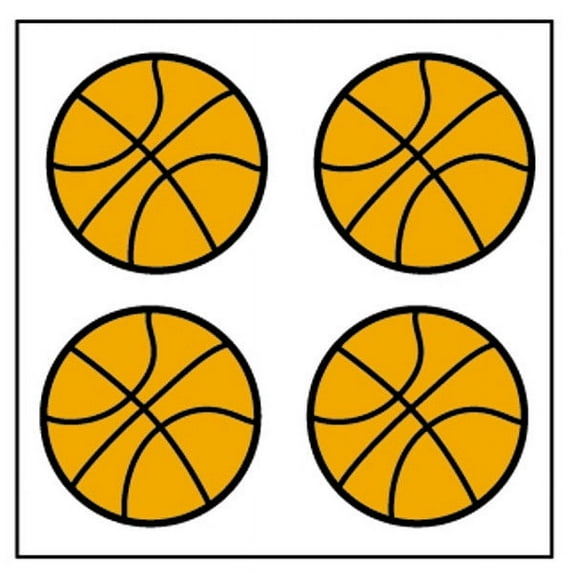 SHAPES ETC. Incentive Stickers - Basketball