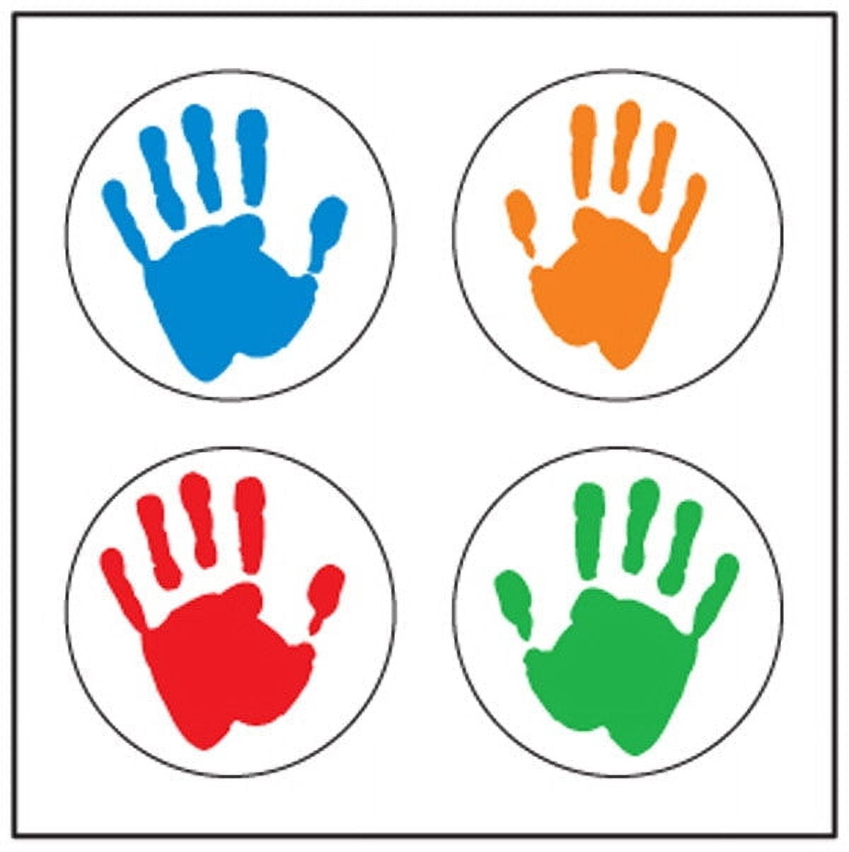 SHAPES ETC. Incentive Stickers - Hands - Walmart.com