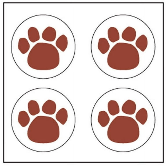 SHAPES ETC. Incentive Stickers - Paw Print