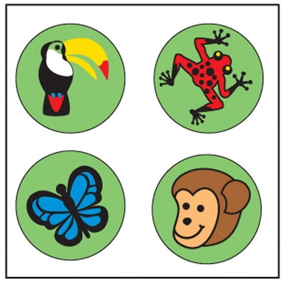 SHAPES ETC. Incentive Stickers - Rainforest