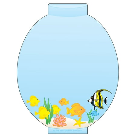 SHAPES ETC. Large Notepad - Aquarium
