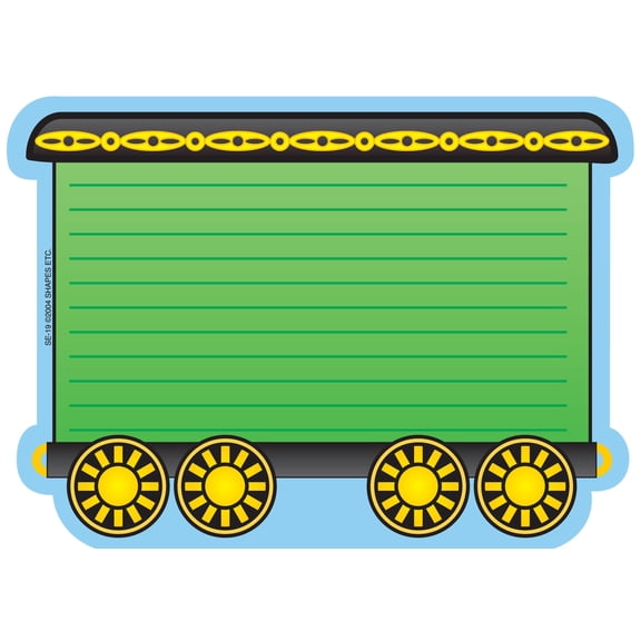 SHAPES ETC. Large Notepad - Box Car
