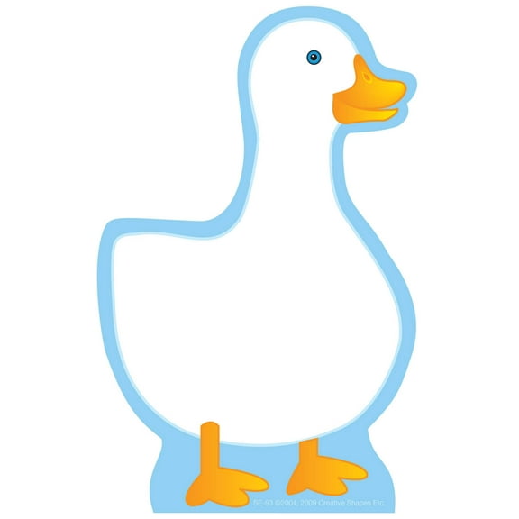 SHAPES ETC. Large Notepad - Duck