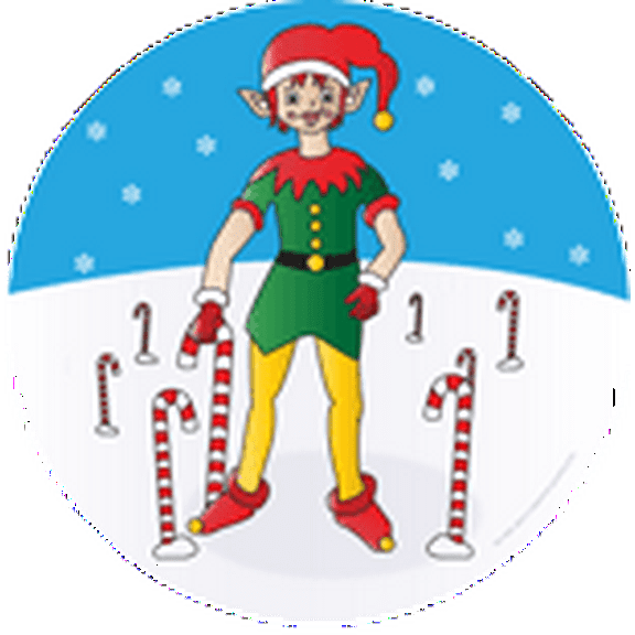 SHAPES ETC. Large Notepad - Elf Standing