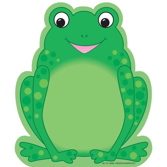 SHAPES ETC. Large Notepad - Frog