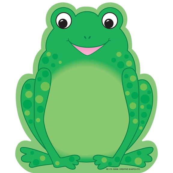SHAPES ETC. Large Notepad - Frog