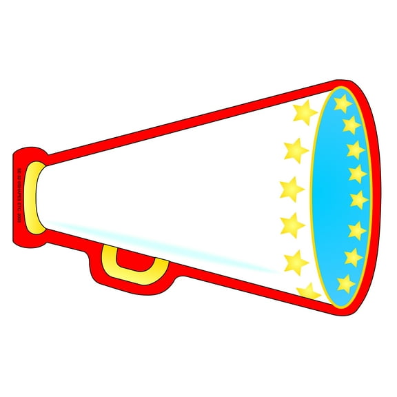 SHAPES ETC.  Large Notepad - Megaphone