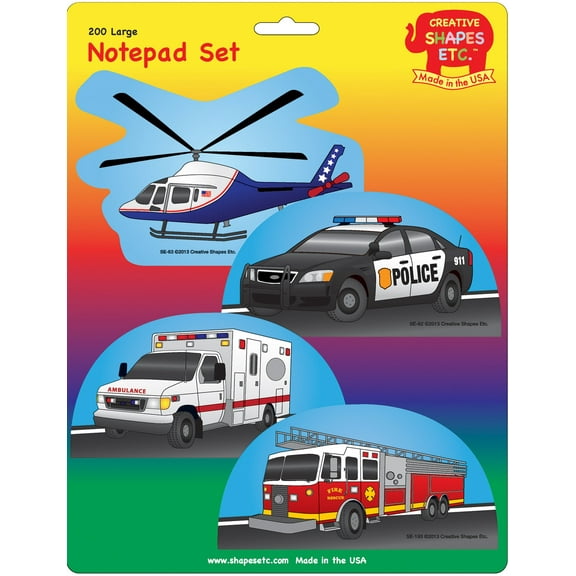 SHAPES ETC. Large Notepad Rescue