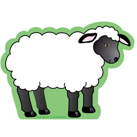 SHAPES ETC. Large Notepad - Sheep