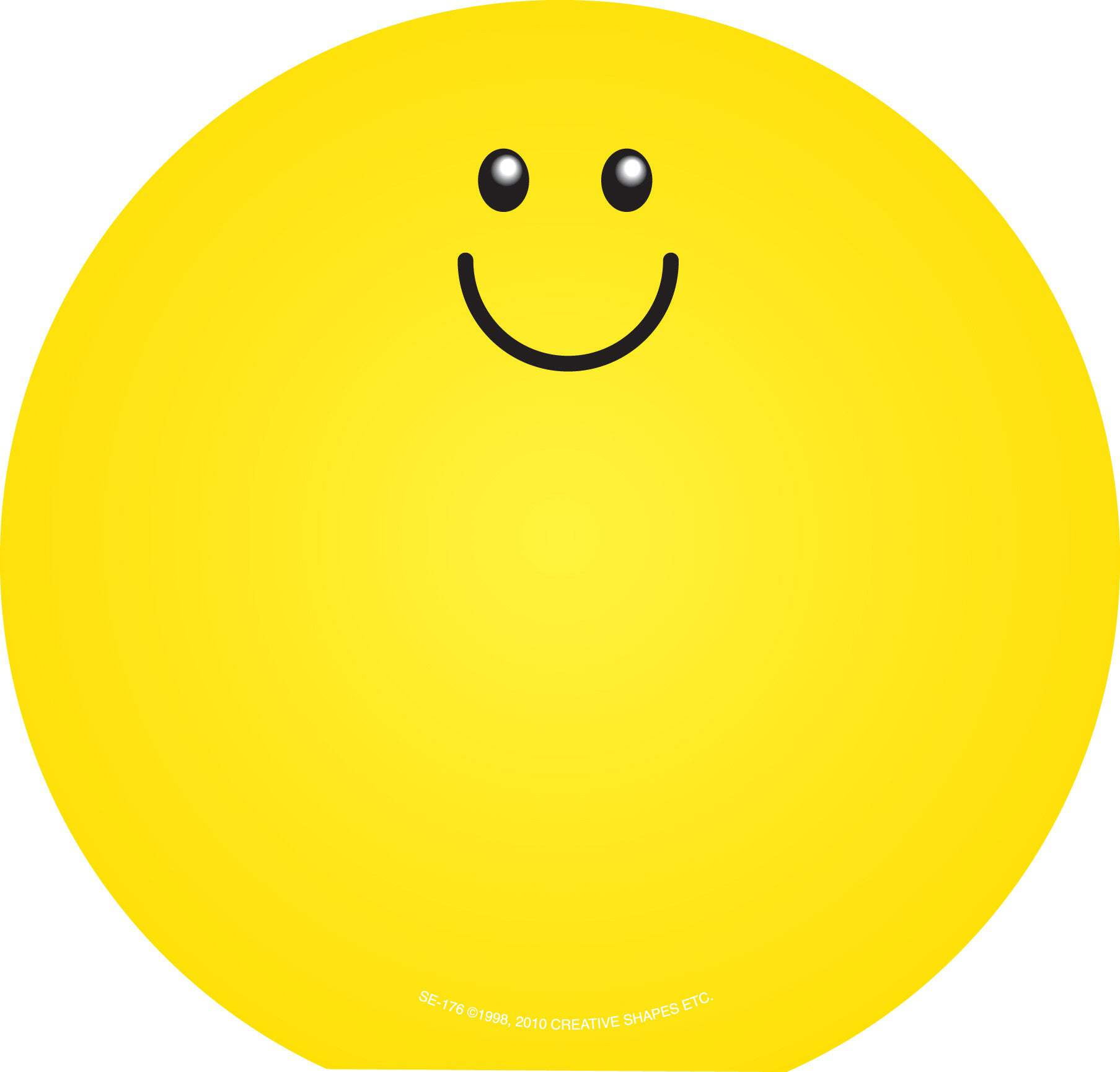 SHAPES ETC. Large Notepad - Smile - Walmart.com
