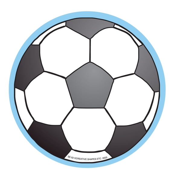 SHAPES ETC. Large Notepad - Soccerball