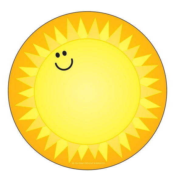 SHAPES ETC. Large Notepad - Sunshine