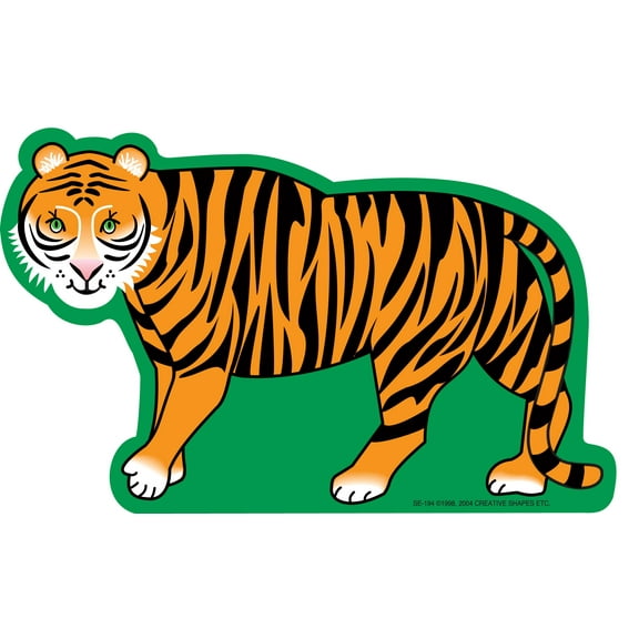 SHAPES ETC. Large Notepad - Tiger