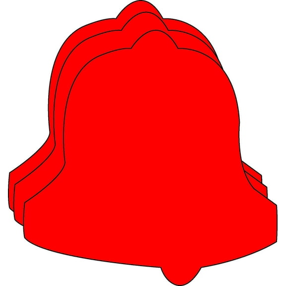 SHAPES ETC. Large Single Color Cut-Out - Holiday Bell