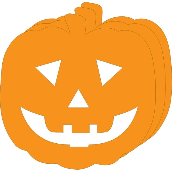 Die-Cut Magnetic - Large Single Color Jack O Lantern