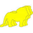 thumbnail image 1 of SHAPES ETC. Large Single Color Cut-Out - Lion, 1 of 1